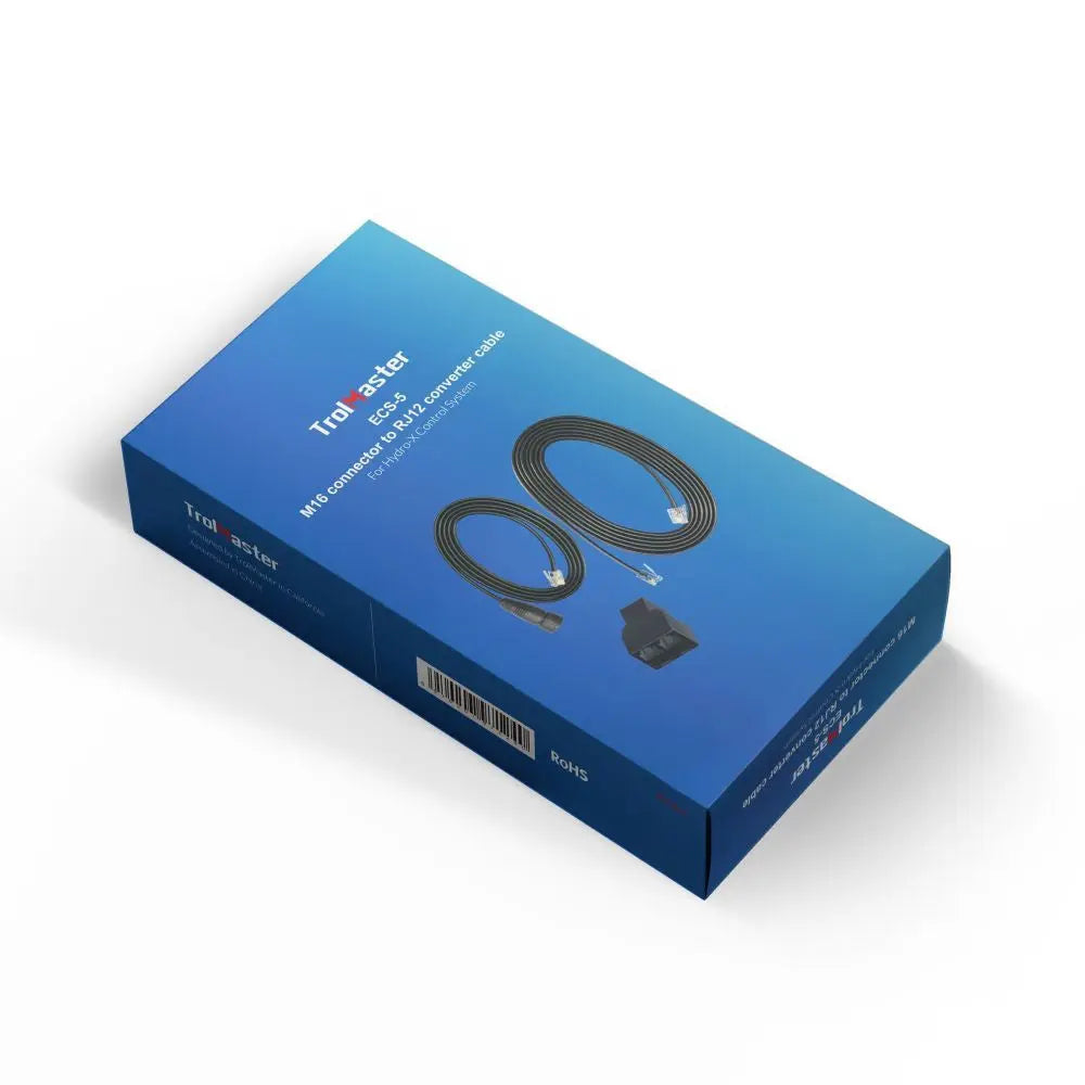 Trolmaster RJ12 auf PushLock Wasserdichter Anschluss Konverter Kabel (ECS-5) Trolmaster