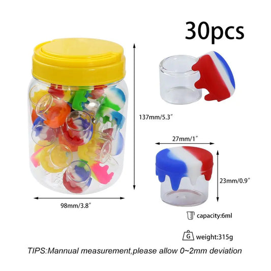 Bongthai Silikon Rosin Glas 6 ml, Silikonhülle Bongthai