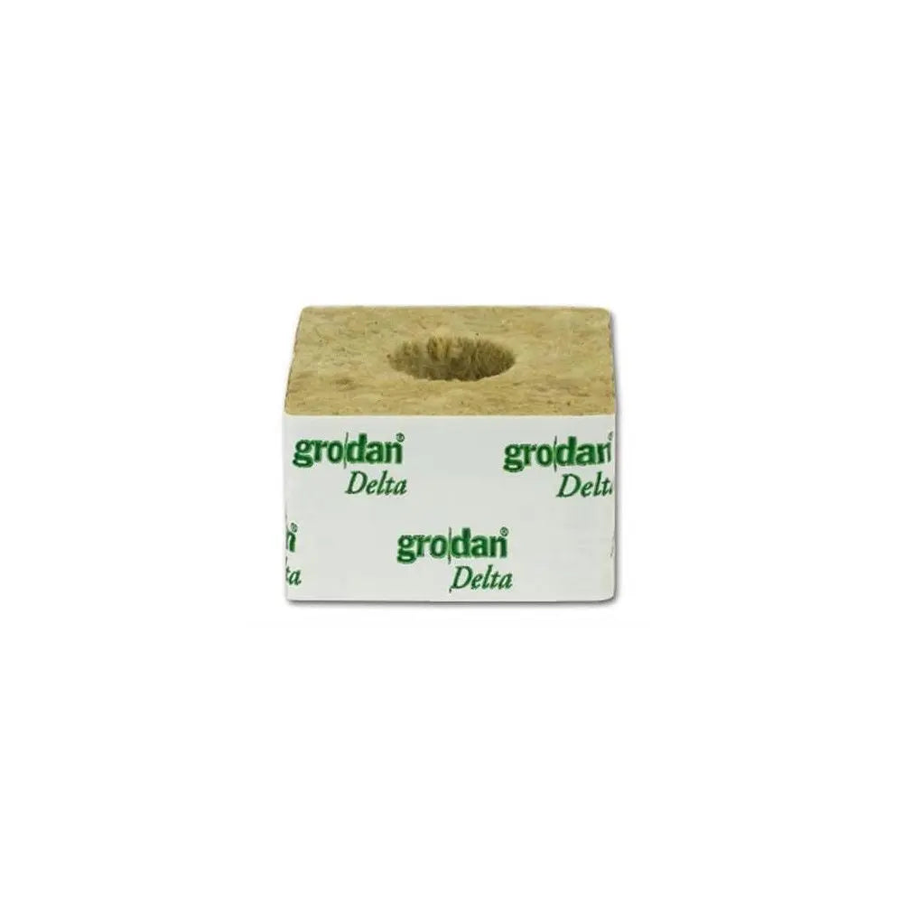 Grodan 100x100x65 mm, Anzuchtwürfel mit kleinem Loch 42x40 mm, BOX 216 Stück Grodan