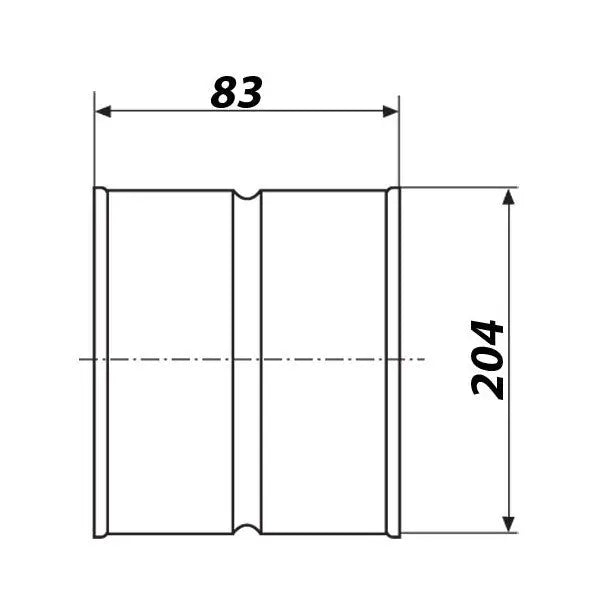 Kupplung Äußere 200 mm Growmarket