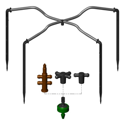 Netafim Set PCJ LNCL Tropfer 3 l/h, 70cm Schlauch + Nadel Netafim