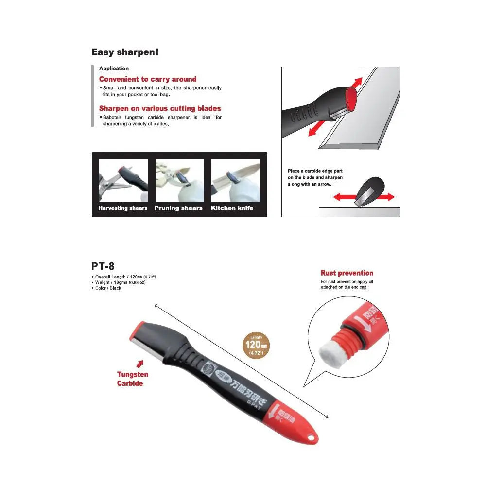 Saboten Multifunction Sharpener, Scherenschärfer Master Trimmer