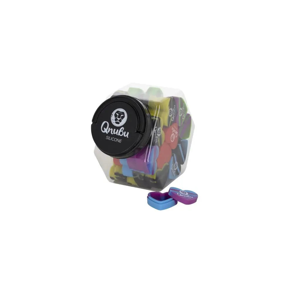 Qnubu Silicone Rosin Heart XL 18 ml, BOX 50 Stk. Qnubu