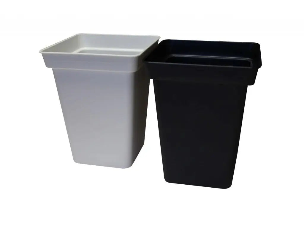 Blumentopf Plastik quadratisch weiß 27x27x40 cm - 20 l Teku
