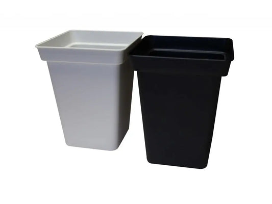 Blumentopf Plastik quadratisch weiß 27x27x40 cm - 20 l Teku
