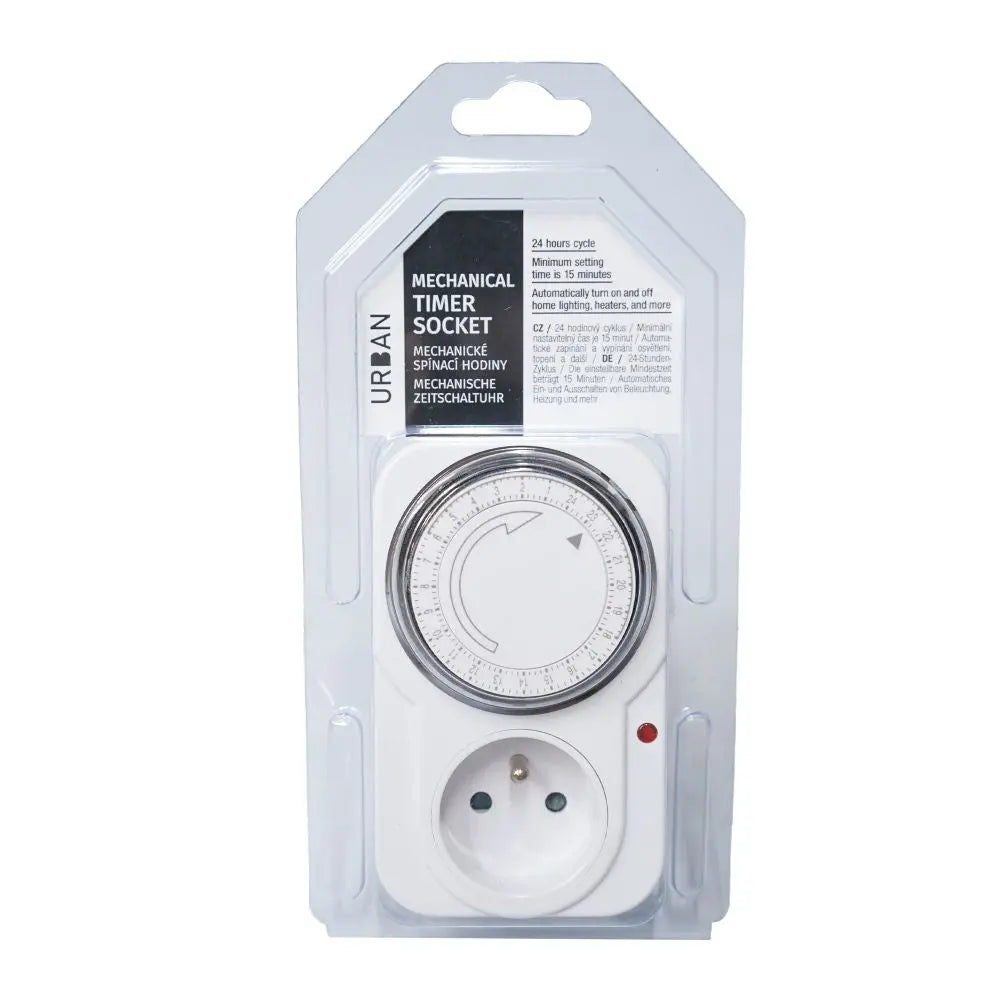 Urban Mechanical Timer Socket, mechanische Zeitschaltuhr URBAN