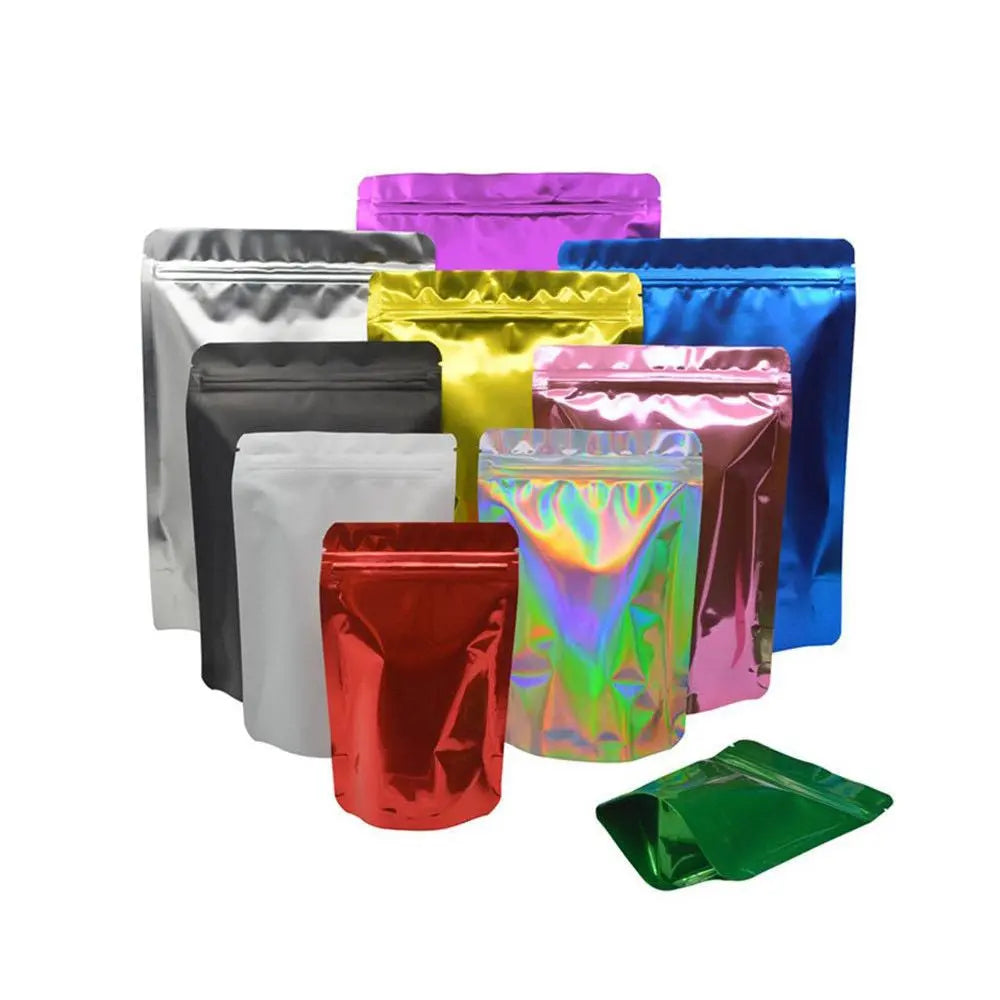 Urban Zip-Beutel Mylar blickdicht 10,1x16,5x2,3 cm 7G, 50er-Pack URBAN