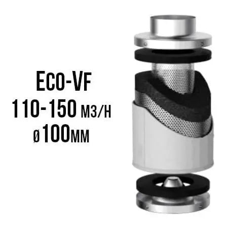 VF ECO Aktivkohlefilter 110-150 m3/Std., 100 mm VF ECO