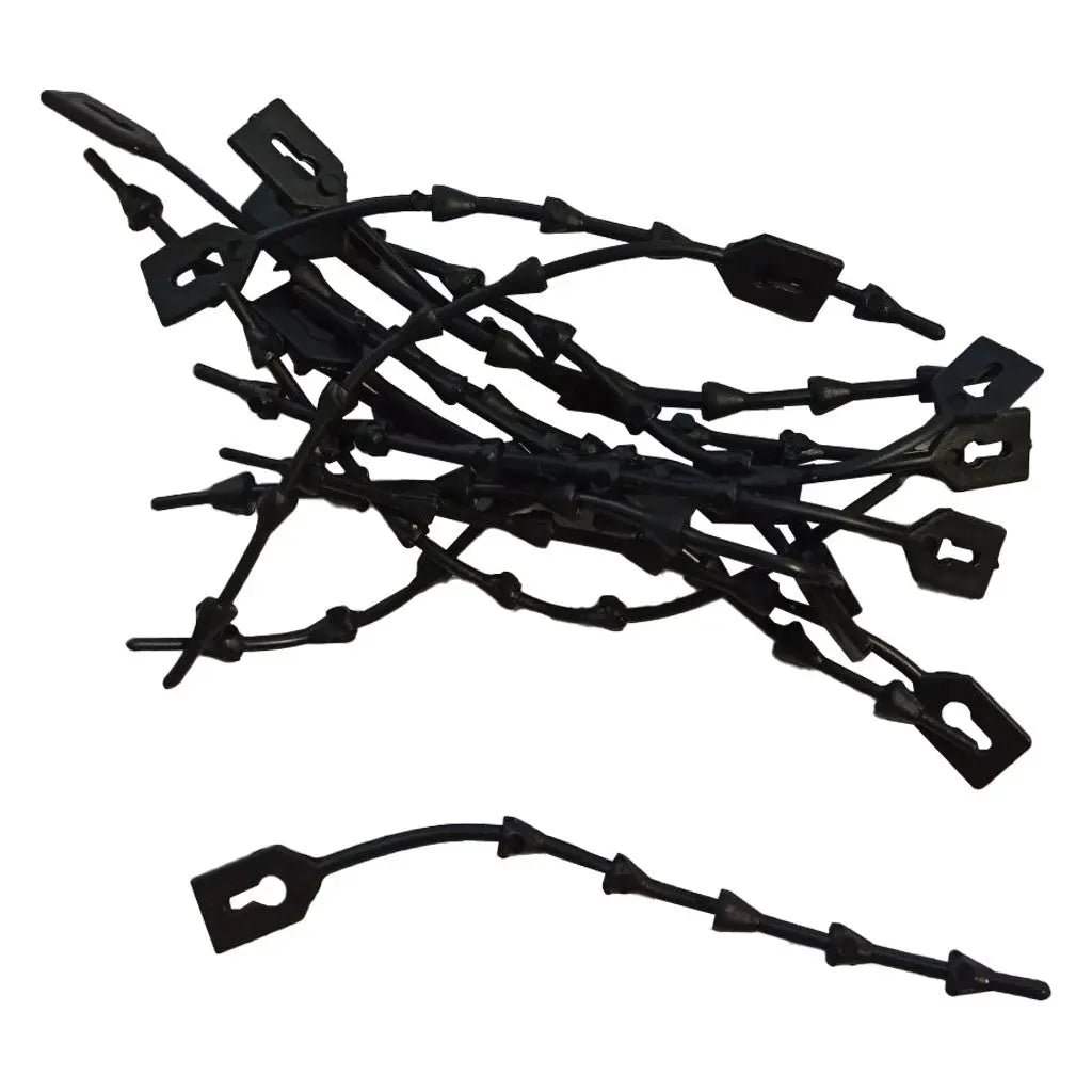 Gummiklammern, für Bambusstange, Länge 12 cm, 1 Stück BohemiaSeed