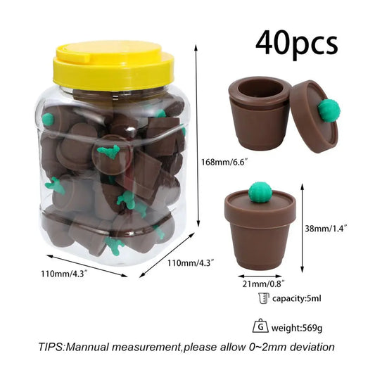 Bongthai Silikon Rosin Kaktus 5 ml, Silikonhülle Bongthai