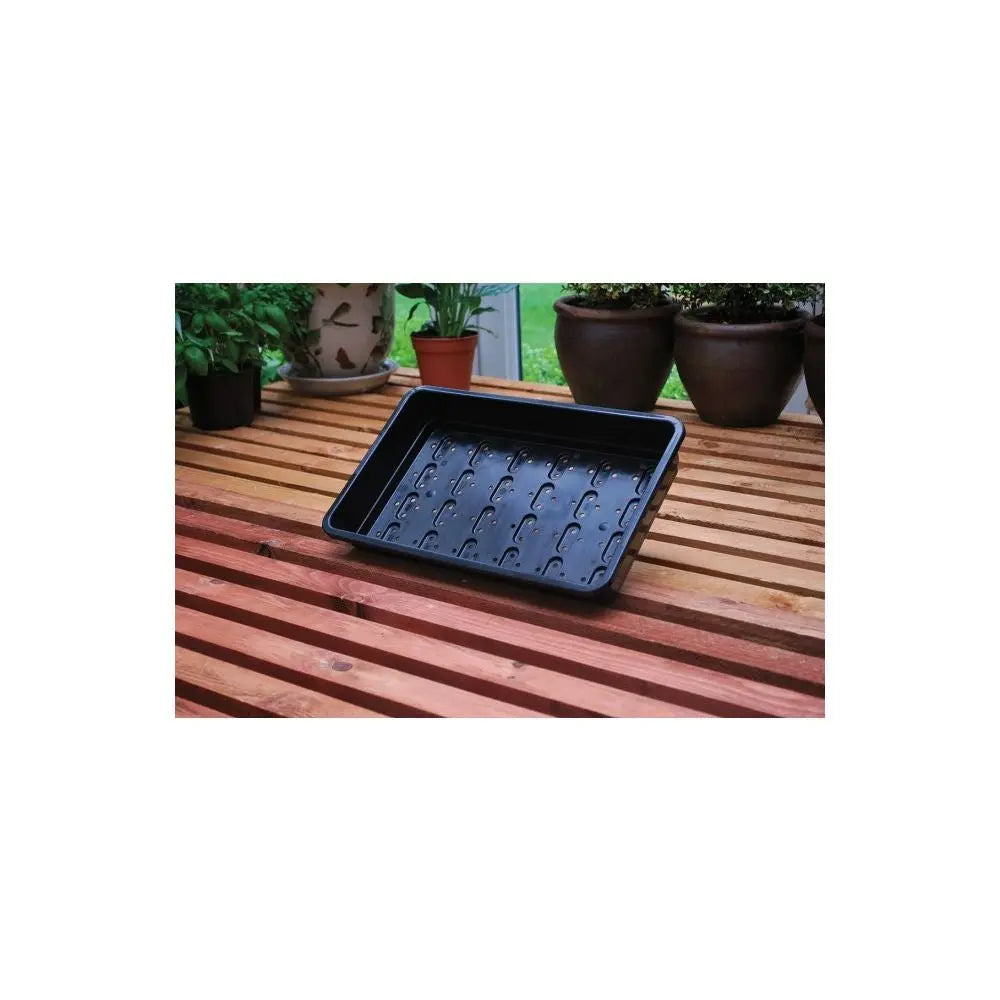 Garland Plastikschale Seed Tray Black mit Drainage 37.5x23x6 cm Garland