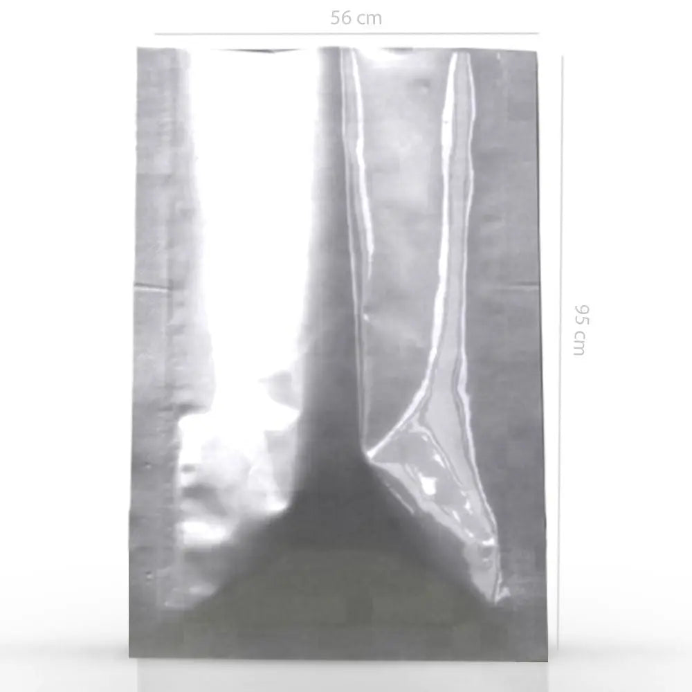 Qnubu Aluminium Foil Bag Sealable Silver 560x950 mm Qnubu