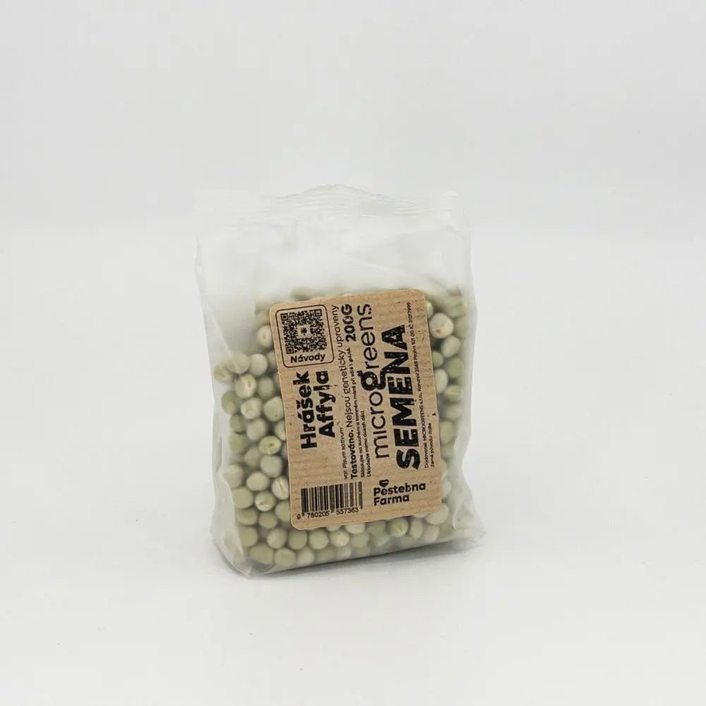 Pestebna Erbse Affyla für Mikrogrüns, 200 g P?stebna Farma