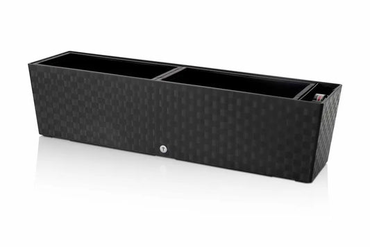 Selbstbewässernder Pflanzkübel Supreme, Länge 75cm Anthrazit PLASTKON