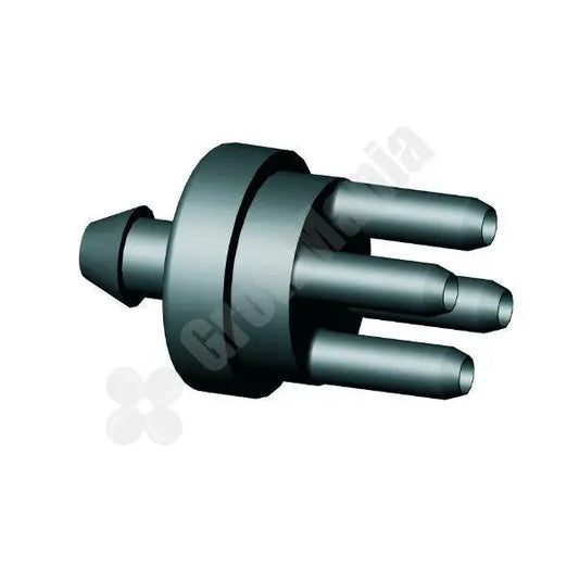 Verteiler für 4 Kapillaren 5 mm mit Spitze und Stacheln nach oben Irritec