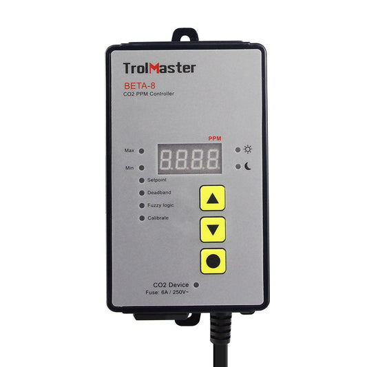Trolmaster Digital CO2 PPM controller Beta-8 - ohne Adapter (Schuko DE Endstück) Trolmaster