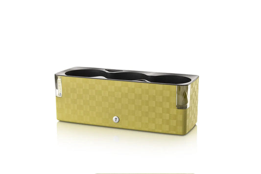 Plastkon Cobble Trio Smart Pflanzgefäß Basilikum Grün, 39,7x14x14 cm PLASTKON