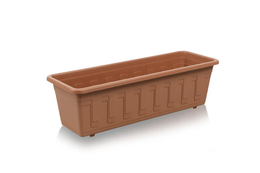 Truhlík Garden, length 50cm Brown PLASTKON