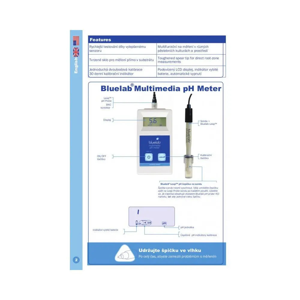 Bluelab Multimedia pH Meter Bluelab
