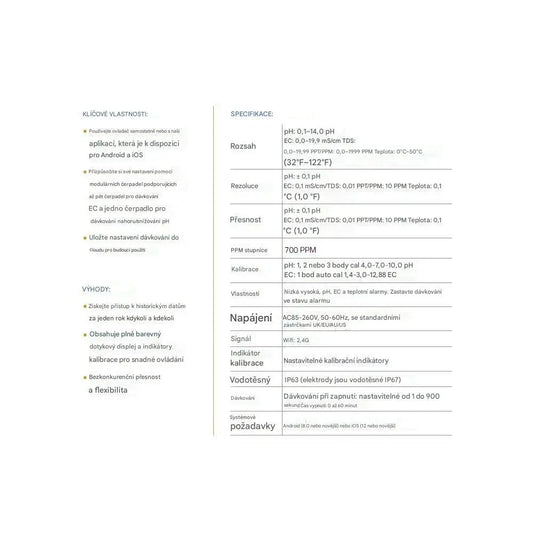 Aqua Master Tools Controller C800 Pro Inline (pH, EC, PPM, TDS& temp) Aqua Master Tools