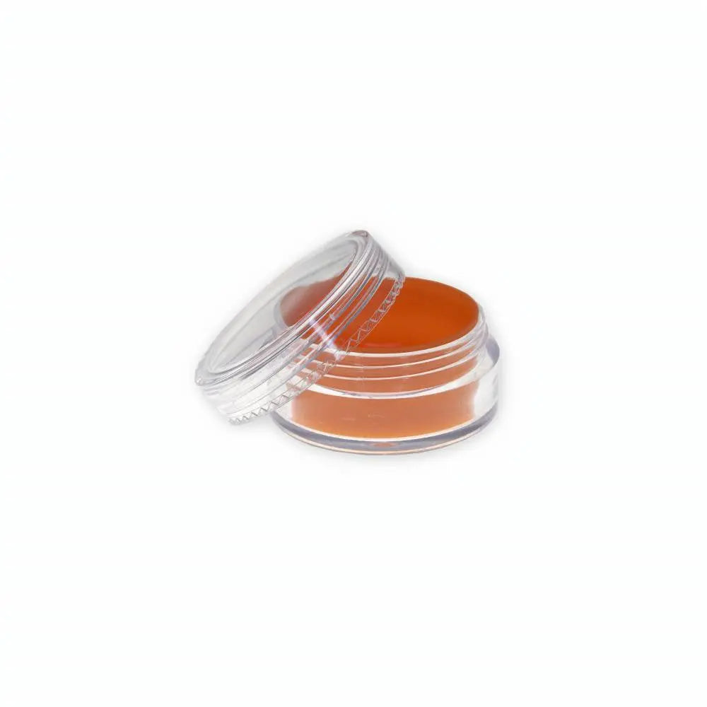 Plastikdose mit orangen Silikoneinsatz 10 ml Headshop