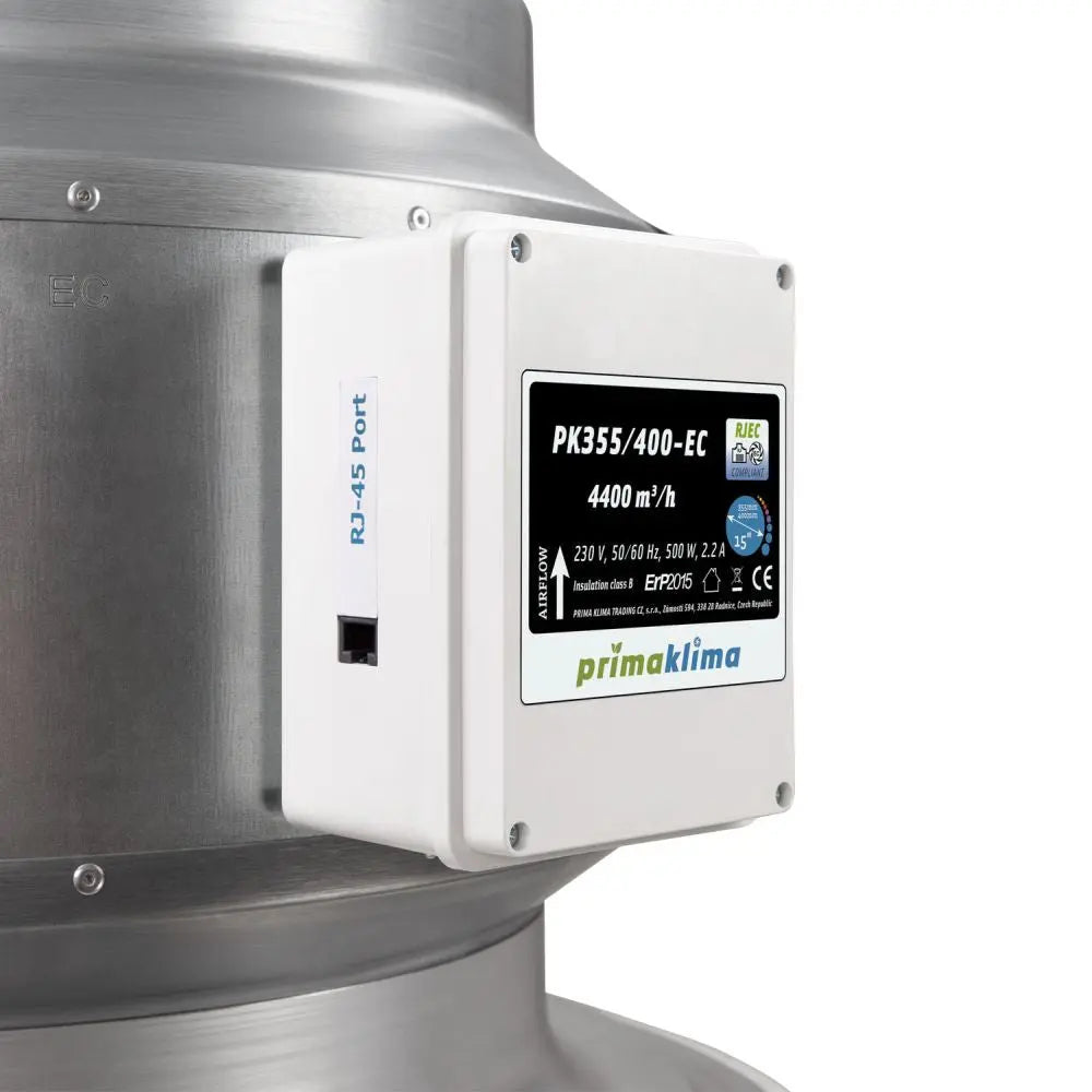Prima Klima Rohrventilator Blueline PK355/400-EC - 4800 m3/Std, EC motor PrimaKlima