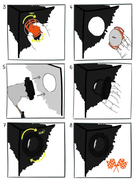Secret Jardin Cable Flange 70 mm Double Secret Jardin