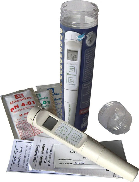 Milwaukee MW804 Digitaler pH-, EC/TDS- und Temperaturmessgerät Milwaukee