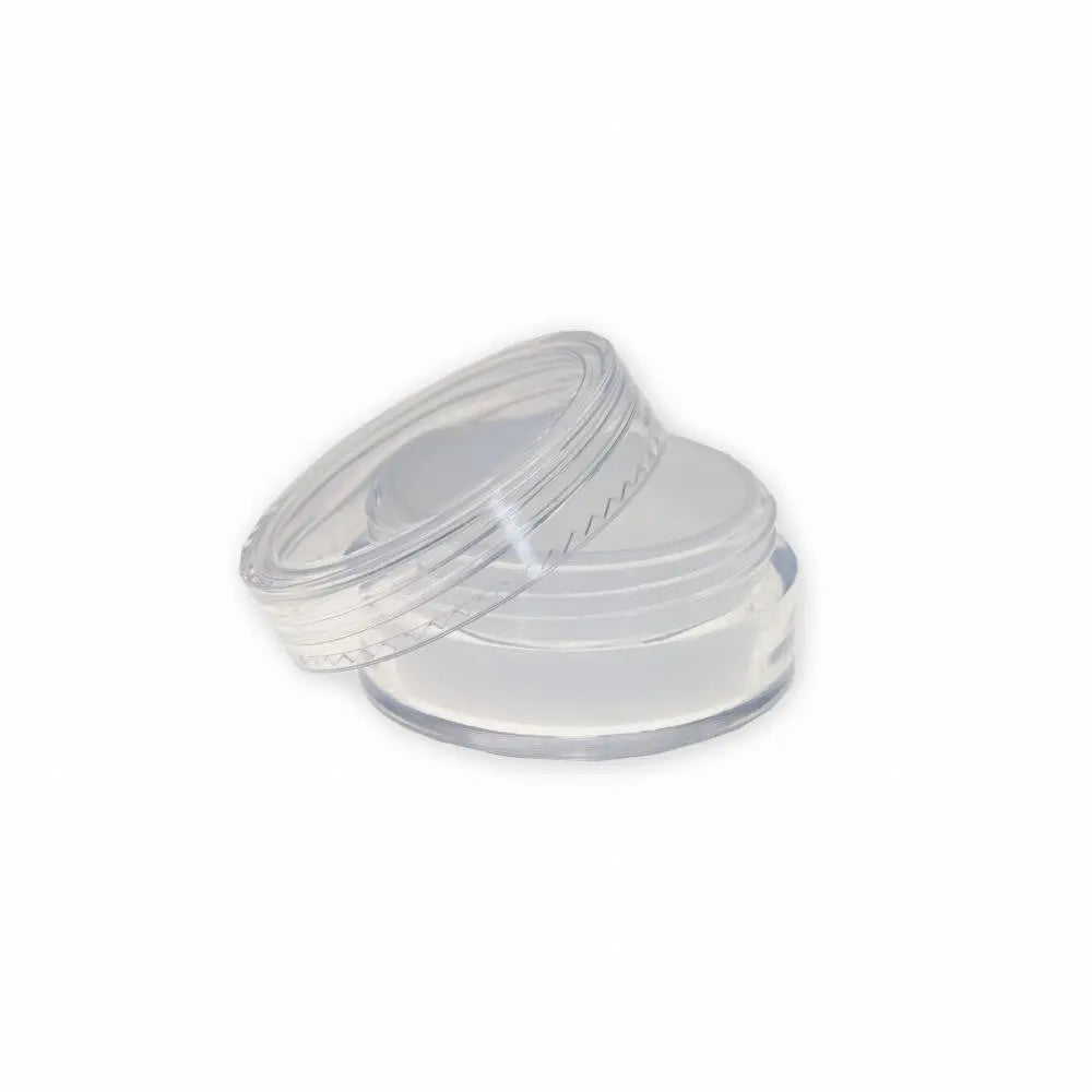 Plastikdose mit weissem Silikoneinsatz 10 ml, PACKUNG 50 Stk. Headshop