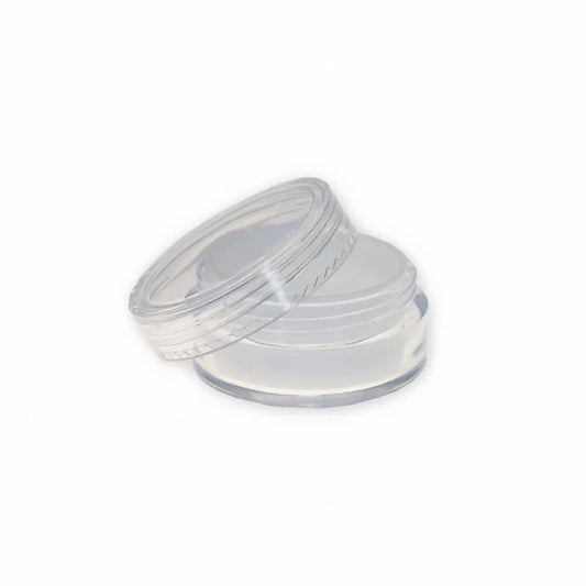 Plastikdose mit weissem Silikoneinsatz 10 ml, PACKUNG 50 Stk. Headshop