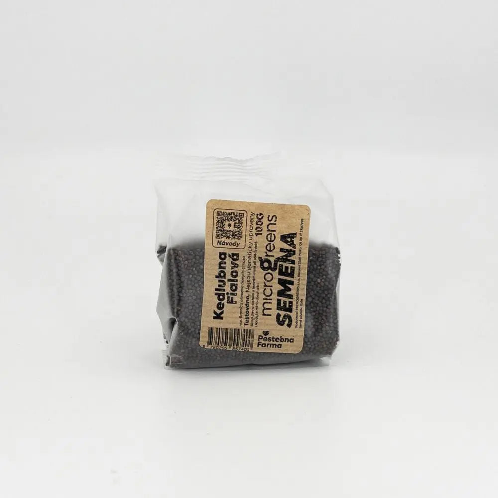 Pestebna Lila Kohlrabi für Mikrogrüns, 100 g P?stebna Farma