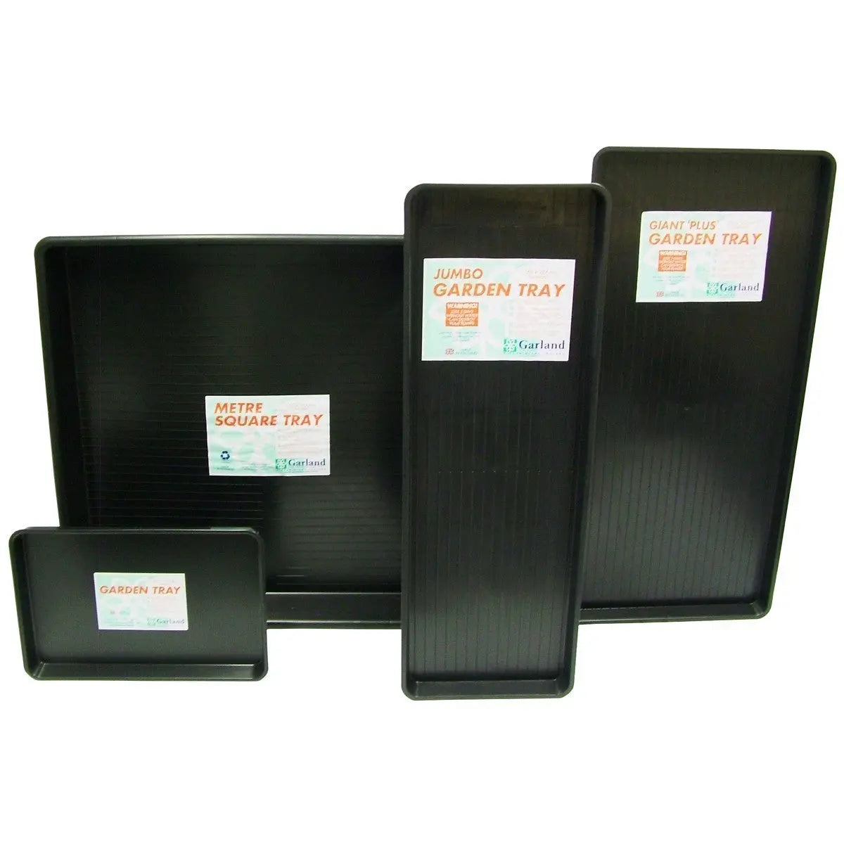 Garland Plastikschale Square Tray Black 80x80x12 cm Garland