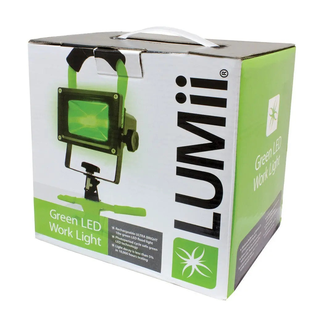 LUMii Green LED Work Light 10W LUMii