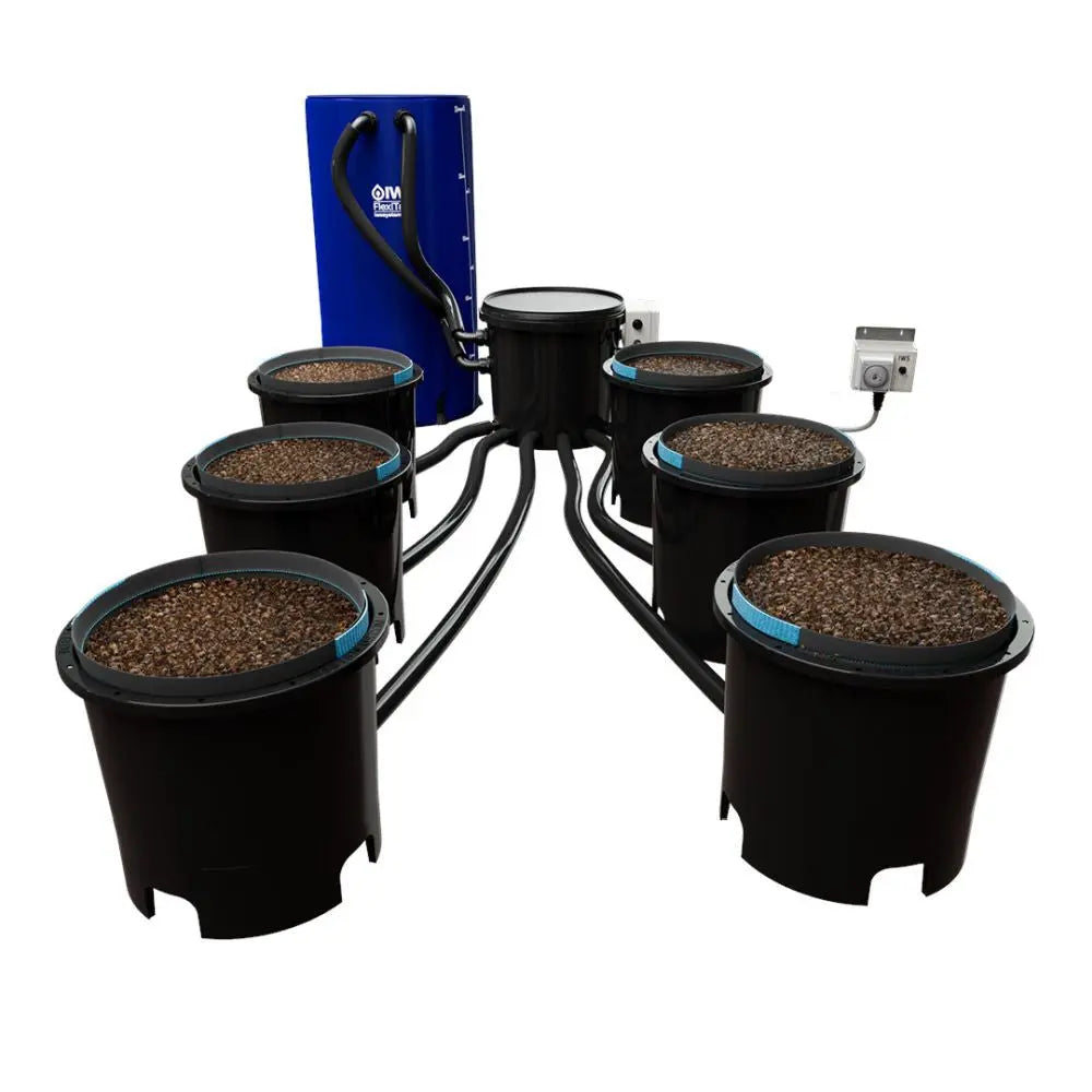 IWS Flood & Drain Trident 18Pot 16l, Flexitank 250 l Nutriculture
