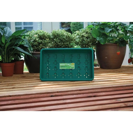 Garland Plastikschale Seed Tray Green mit Drainage 37.5x23x6 cm Garland
