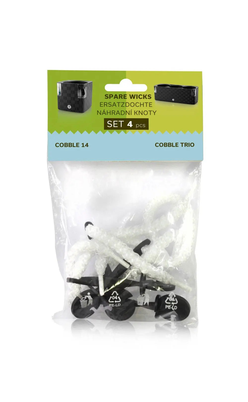 Ersatzdochte für Cobble umwickeln. PLASTKON