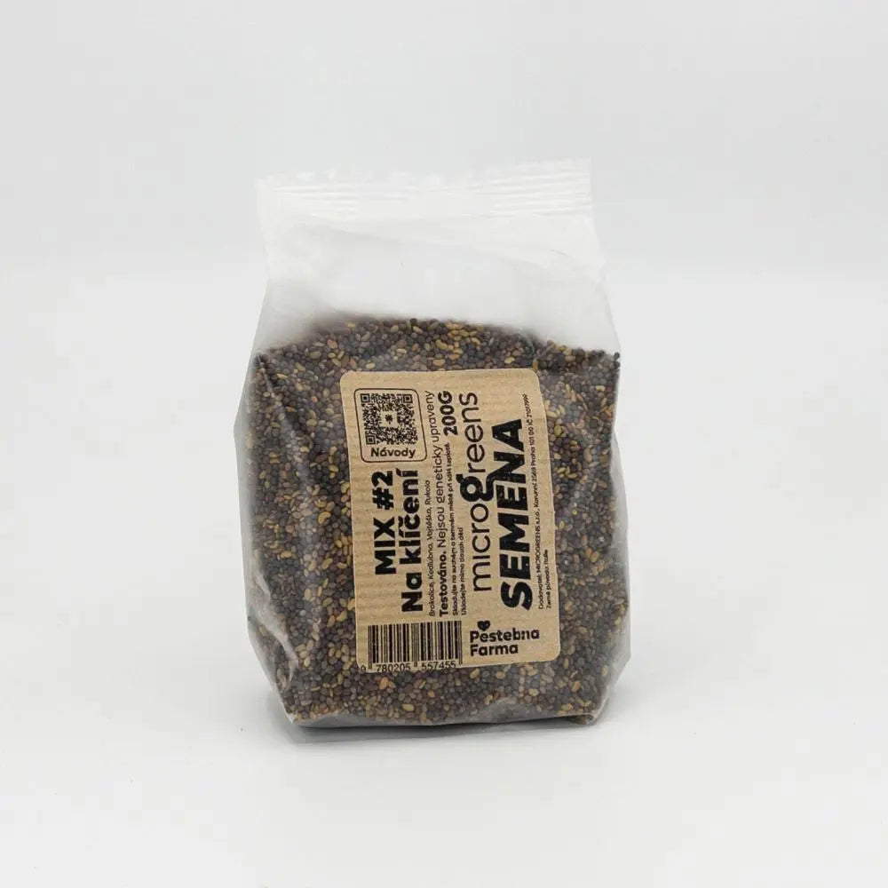 Pestebna Keimmischung Kohlrabi, Brokkoli, Alfalfa, Rucola für Microgreens, 200 g P?stebna Farma