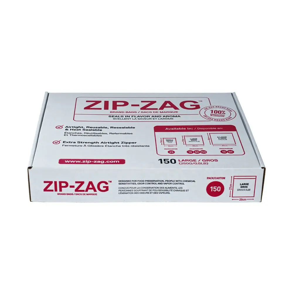 Zip-Zag bag Large 27x28cm 250 g, 50 Stk. Zip-Zag