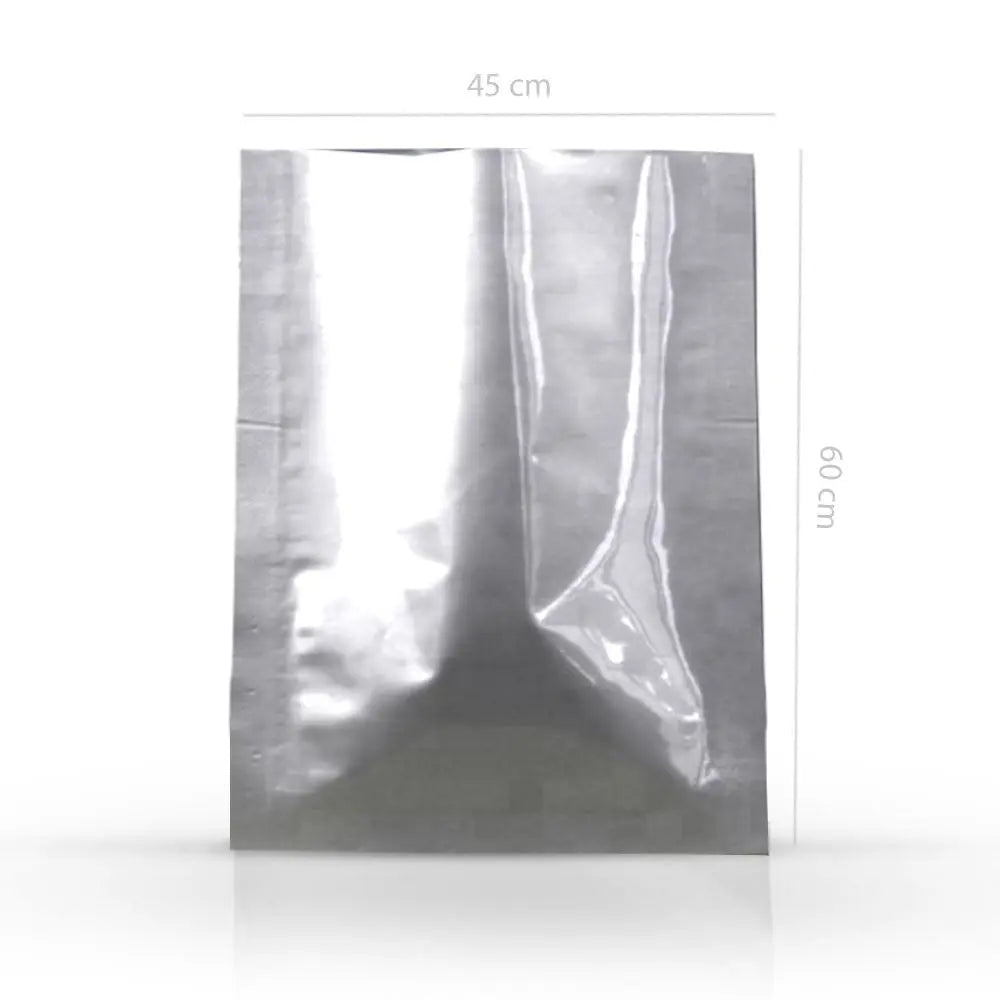 Qnubu Aluminium Foil Bag Sealable Silver 450x600 mm Qnubu