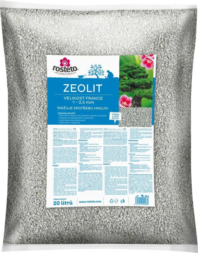 Zeolith, Fraktion 1-2,5 mm 20 l Rosteto