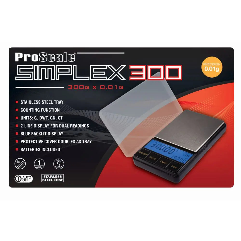 Digitale Waage Proscale Simplex (300g x 0,01g) Proscale