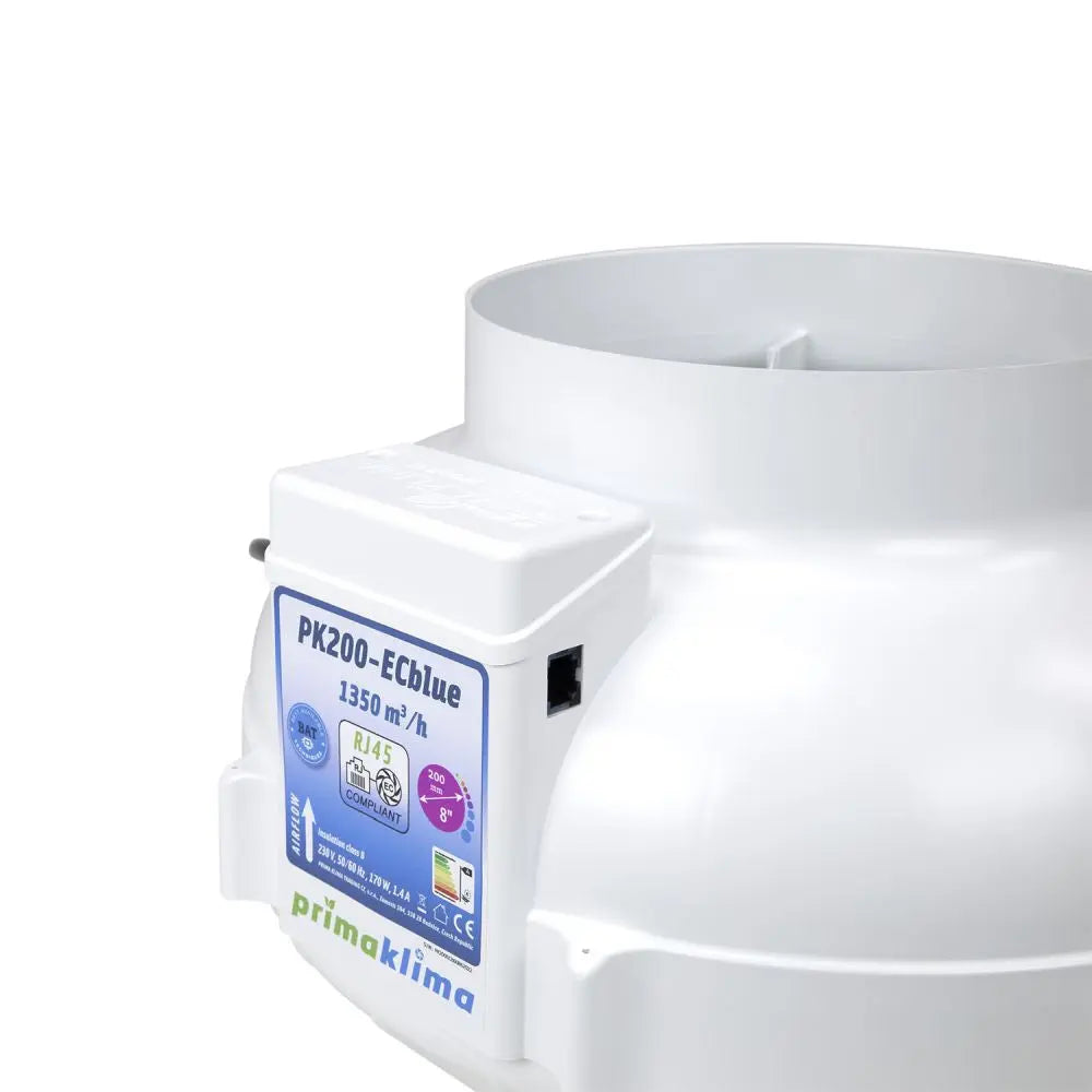 Ventilator Prima Klima PK200-ECblue 200 mm - 1350 m3/Std, EC Motor PrimaKlima