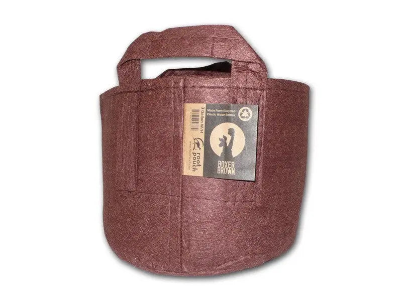 Root Pouch Boxer Brown Textil Blumentopf 43x38 cm - 56 l Root pouch