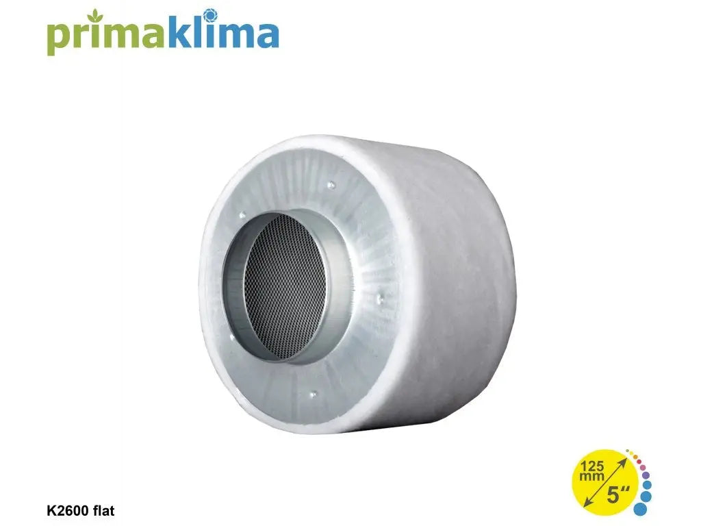 Prima Klima Aktivkohlefilter ECO K2600 FLAT, 125 mm, 250 m3/Std PrimaKlima
