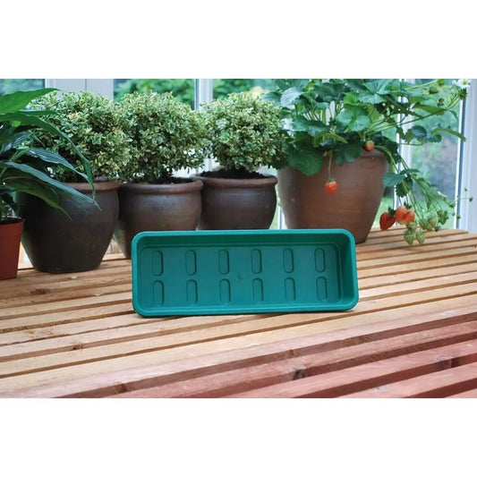 Garland Plastikschale Narrow Tray Green, 37.5x13.5x6 cm Garland