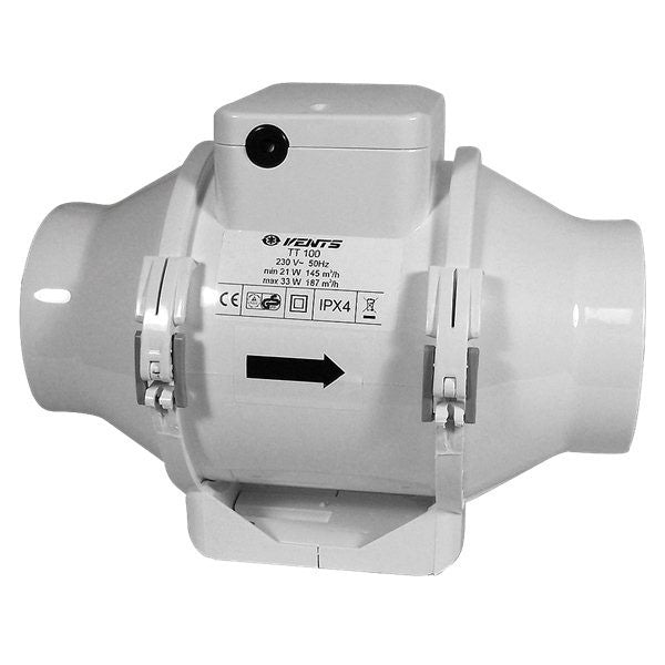 Vents TT 100 mm - 145/187 m3/Std. Vents