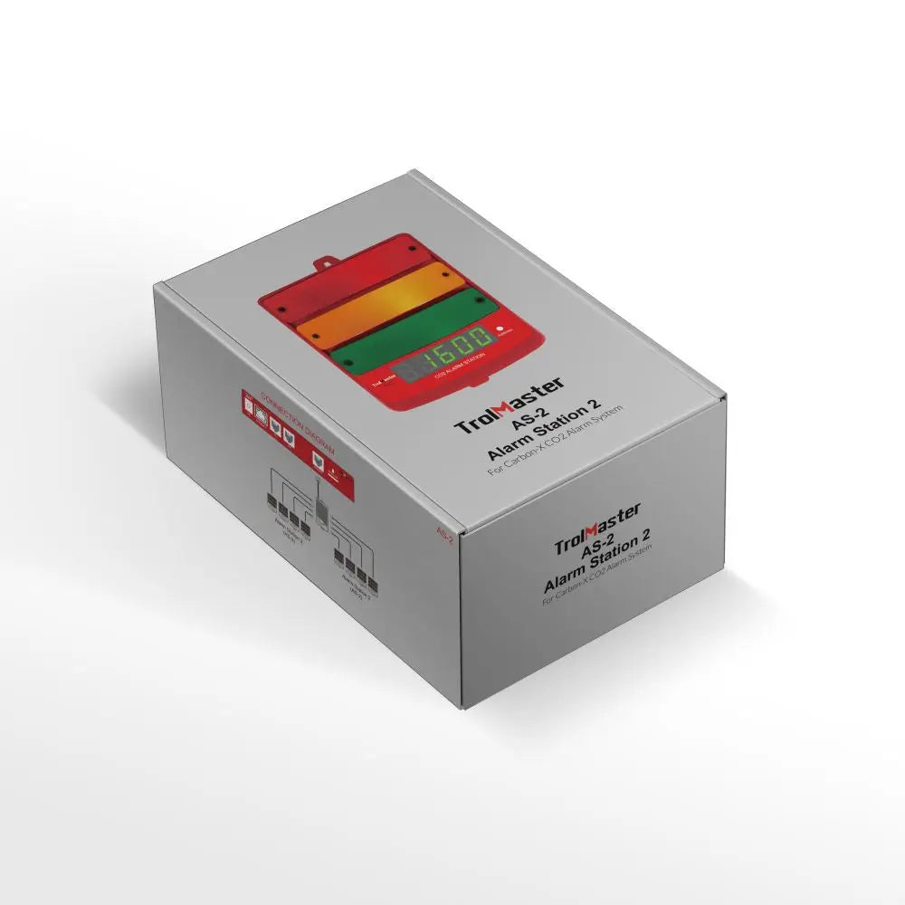 Trolmaster CO2 Alarm Station LED-Anzeige-Indikator & Kabel-Set (AS-2) Trolmaster