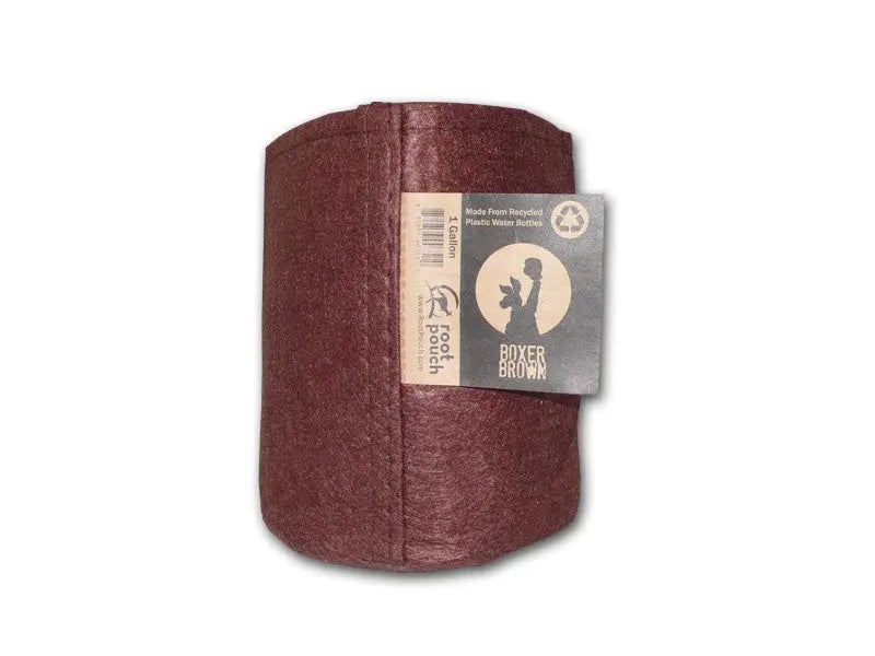 Root Pouch Boxer Brown Textil Blumentopf 15x19 cm - 3.8 l Root pouch