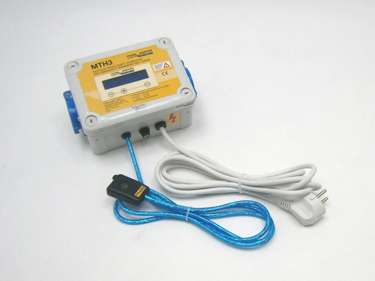 Malapa MTH3 Kombinierter digitaler Thermostat für Heizung und Hygrostat mit Regler für die Absaugung (min und max Leistung) Malapa