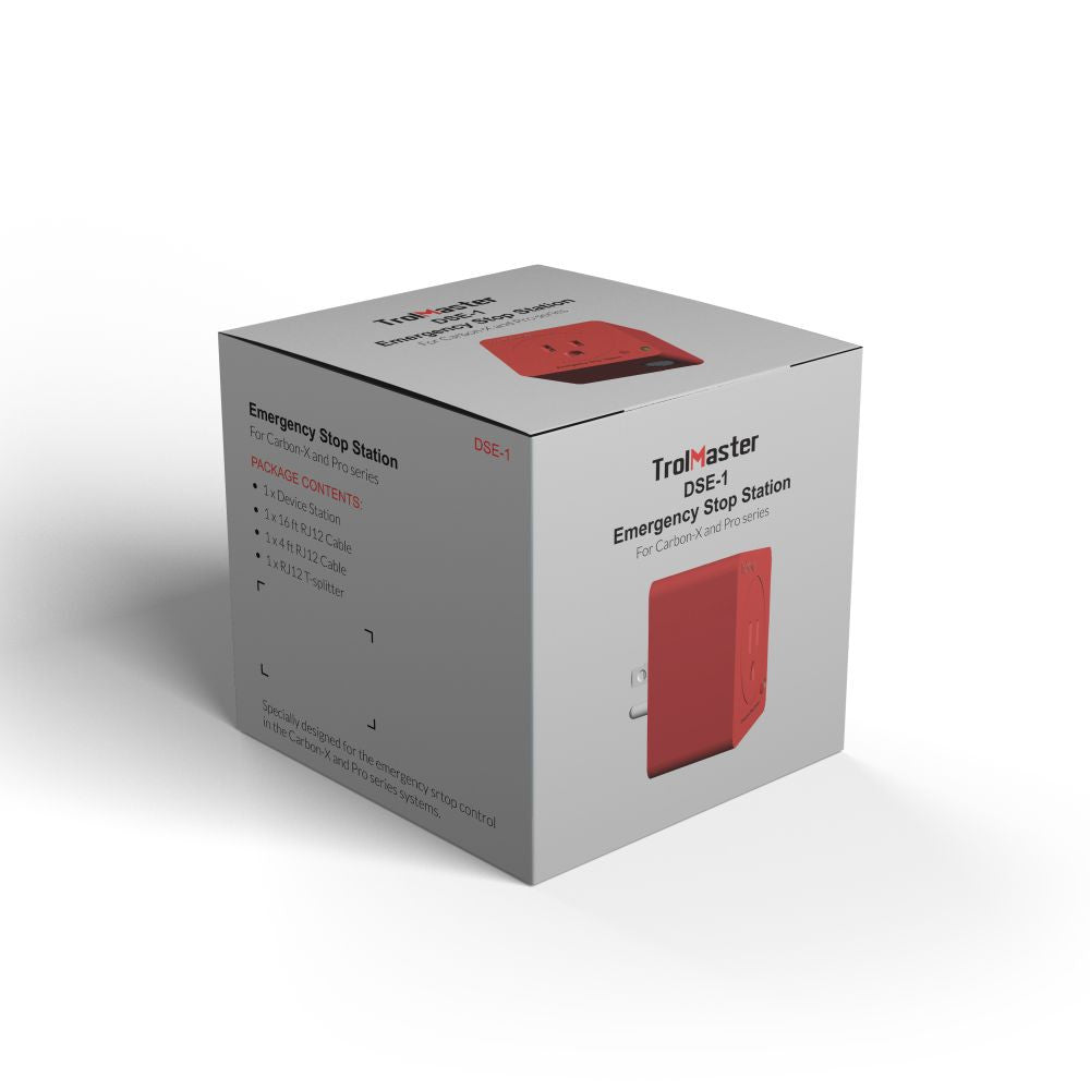 Trolmaster CO2 Emergency Stop Station & Cable set (DSE-1E) - ohne Adapter (Schuko DE Endstück) Trolmaster